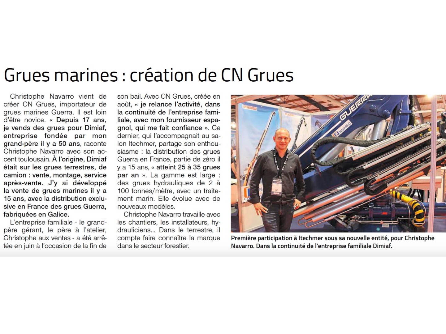 ARTICLE LE MARIN